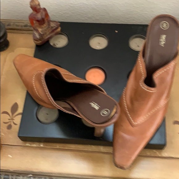 Leather upper mules - Picture 3 of 3
